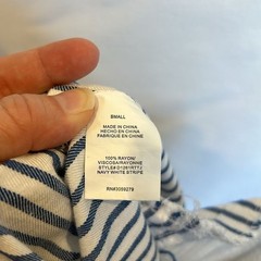Thread & Supply Blue & White Striped Shirt Dress