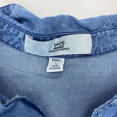 THREAD and SUPPLY Chambray Hi-low Hem Pullover Shirt Womens Size S Tunic