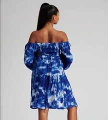 Bohemian Chic Tie-Dye Shirt Dress – Women&rsquo;s Size Large