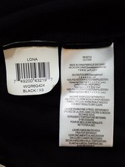 BCBGMaxAzria ~ Woman Size XS~ « LONA » Black Fit & Flare Pleated Dress NWT.