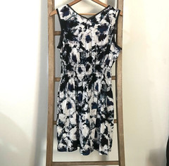 Simply Vera Vera Wang Multicolored Abstract Print Sleeveless Dress