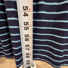 Tommy Bahama Maxi Dress Womens M Navy Blue Striped Scoop Neck Stretch Jersey