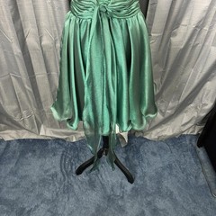 Sherri Hill Dress Womens 2 Emerald Green Sequin Halter Sweetheart Prom Cocktail