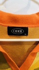 Cider Retro Mini Dress Yellow Orange Green XL Runs Small