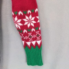 United States Sweaters Knit Holiday Christmas Elf Sweater Dress Sz XL Party Ugly