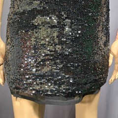 Twin-Set Simona Barbieri Sequin Mini Dress Graphic Print Size S Indie Sleaze