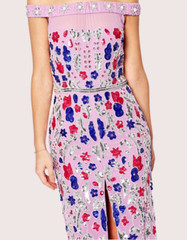 Virgos Lounge Maise Embellished Bardot Midi Dress UK 10 RRP £147 LN027 KK 17