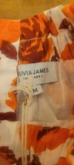Olivia James The Label Orange Floral Size Medium