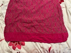 Gul Ahmed Ideas Pret Leaf Pattern Buttoned-Up Kurta Tunic Dress – Pink – Size M