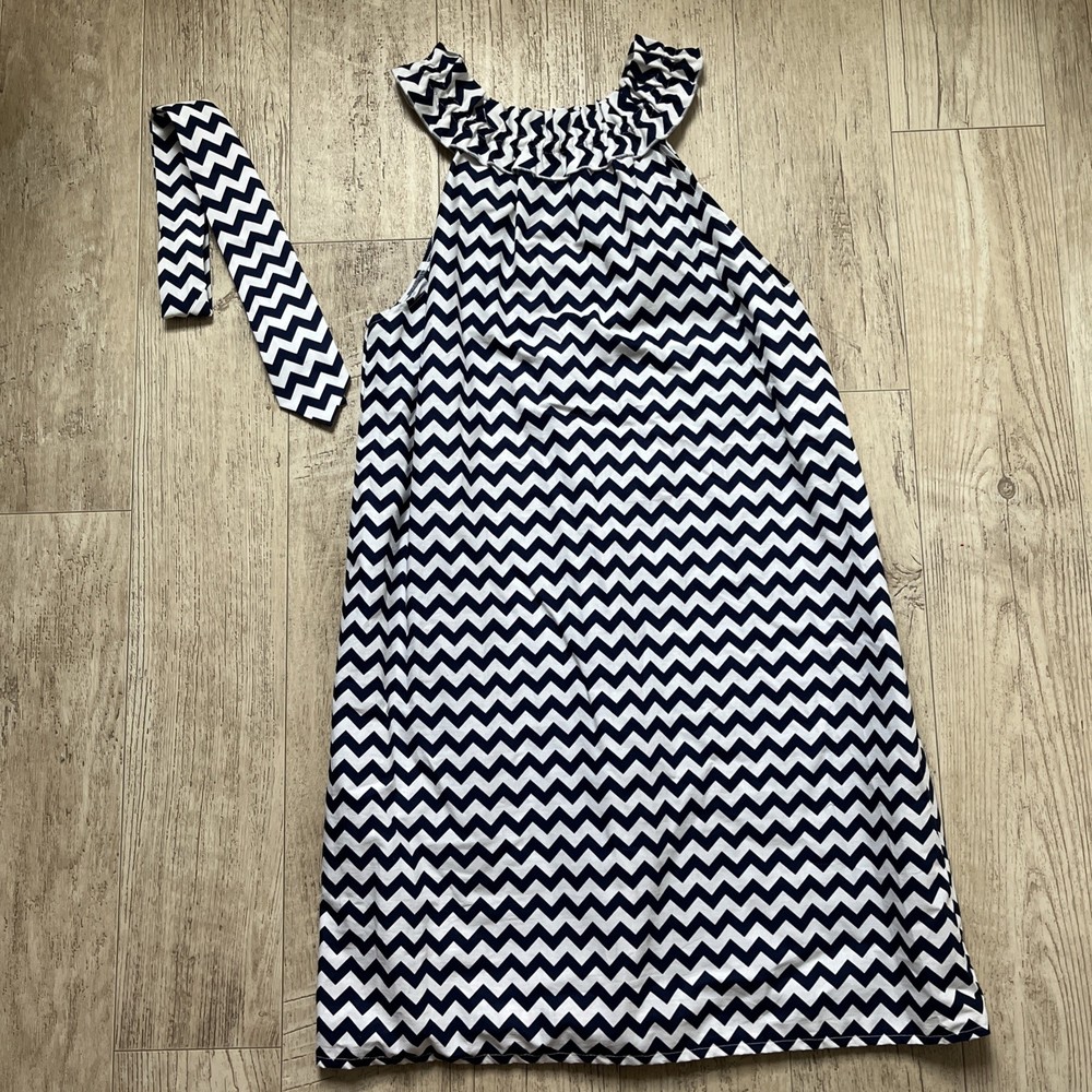 Lolly Wolly Doodle Women Sleeveless Sun Dress Large L Matching Men Necktie Tie