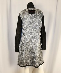 BETSEY JOHNSON Black Solid Polyester Women Lace Up Dress Jacket Size S