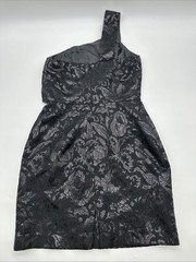 Alexia Admor New York Dress Women S Black Floral Glitter zip In USA ….#29809
