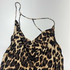 REVOLVE Michael Lauren Animal Print Ombré Silky Slip Dress Size Small NEW