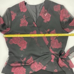 John Roberts 1-piece shift w floral wrap jacket Size 10 Women’s Wedding Guest