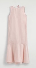 Dropped Hem Cotton Midi Dress Size 12