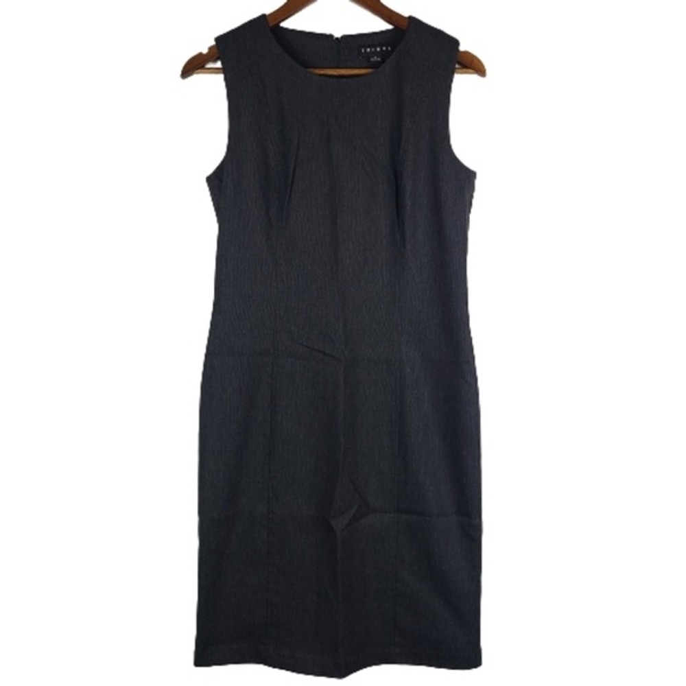 Tribal Brand Womens Sleeveless Black Pepper Zip Dress Size 4