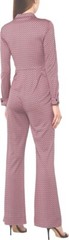 4 6 Diane von Furstenberg DVF Michele Pink Grey Chain Link Wrap Dress Jumpsuit