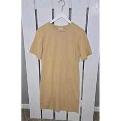 Gestuz AnkaGZ Camel Tan Knee Length Minimalist Dress Medium Career Closet Staple