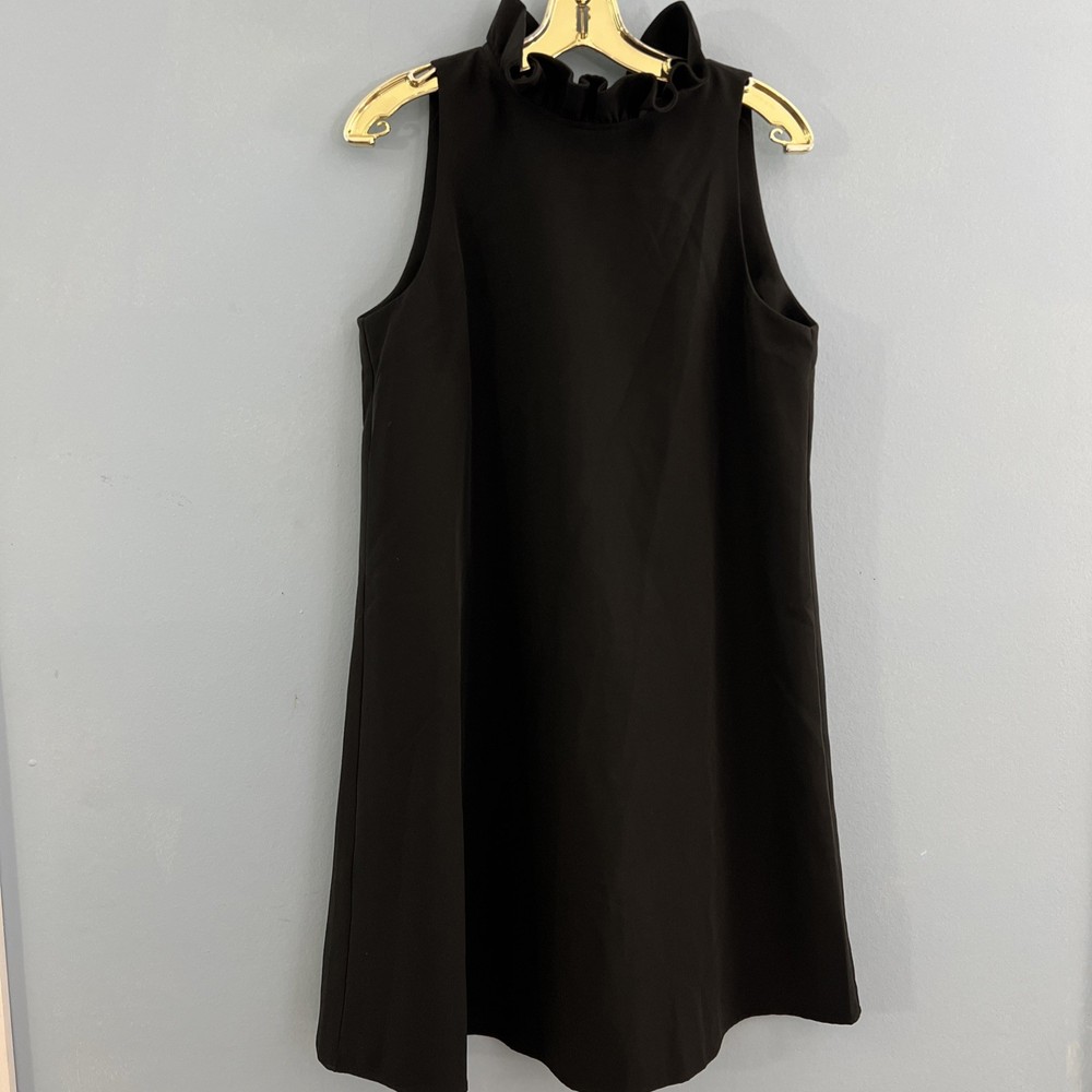 Tuckernuck Blythe Sleeveless Ruffle Neck Bow Back Dress Large