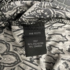 Connected Size 14 Faux Wrap Dress Ornate Paisley Print Statement Day-to-Night