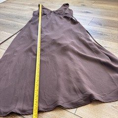 Wild Fable Midi Dress Medium Brown Lace Empire Waist Tie In Back Romantic Prom