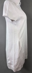 Tommy Bahama LARGE Tobago Bay Half-Zip Short-Sleeve Dress In Coconut NEW ($139)