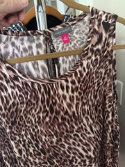 NEW w/tags-Vince Camuto Plus Size Maxi Dress Leopard Print-Size 2X-Free Shipping