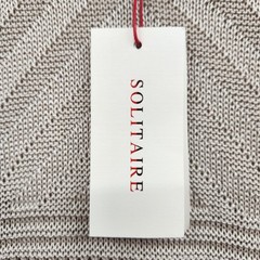 Solitaire crochet Tan Maxi Dress Womens Large Beige Boho Beach Sleeveless NWT