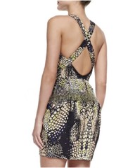 Sold Out Item! Alexander McQueen Crocodile Print Dress size XS/S (free shipping)