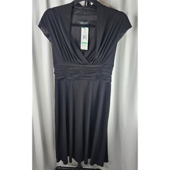 Women&rsquo;s Black Label by Evan-Picone Dress Sheath Cocktail Party Black Size 8