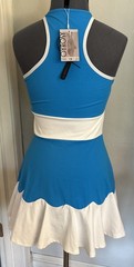 NWT OYROSY Tennis Dress Halter Neck Mini Dress Sporty Golf Tenniscore Casual S