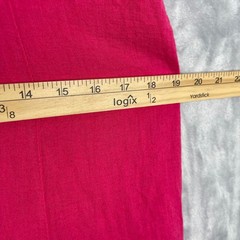 Terzo Millennio Linen Blend Dress Womens S Pink Ruffle Tank Beach Lagenlook
