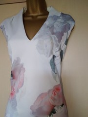 Ted Baker &lsquo;Marah&rsquo; Floral Bodycon Midi Dress Size 4 (uk 14)