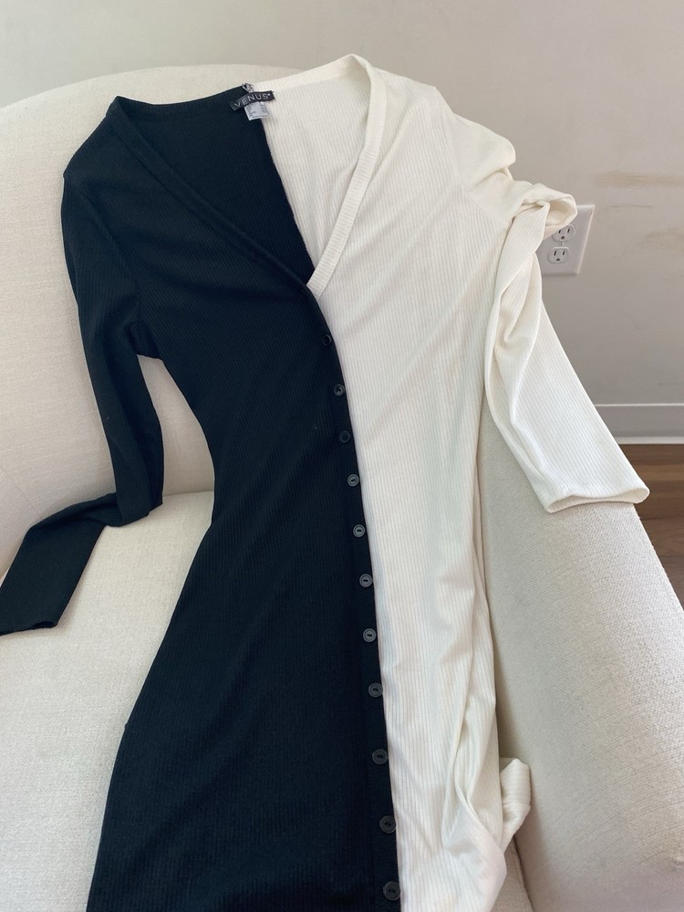 Unique Black/White Dress