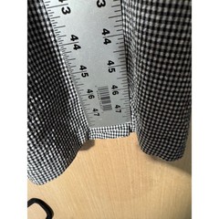 Things Between $130 Vichy Peasant Black White Gingham Midi Dress Small Cotton