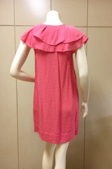 $194 BCBG BT RASPBERRY « MII6D753 » RUFFLE SLEEVELESS DRESS NWT 06