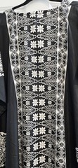 Gypsie Blu Caftan Dress Women Plus Black White Floral Print Tunic Beach Lounger