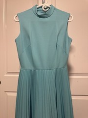 Vtg handmade Long cocktail/dinner Formal dress w/a retail belt Empire Waist