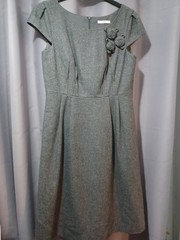 Marks & Spencer Grey Wool blend Dress Size 12