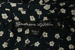 GUDRUN SJÖDÉN Multicolor Mixed Pattern Square Neck 3/4 Sleeve Tunic Dress Size S
