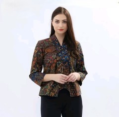 Blouse Women&rsquo;s Batik NOVA Premium Cotton Batik Exclusive Special Laseman Premium