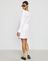 Modern Citizen Ari V-Neck Wrap Mini cotton Dress size M