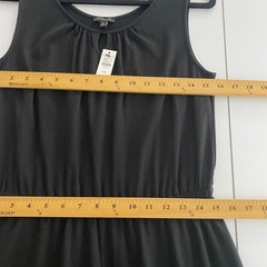 Talbots Maxi Dress Size Medium Petite Sleeveless Elastic Waist Stretch