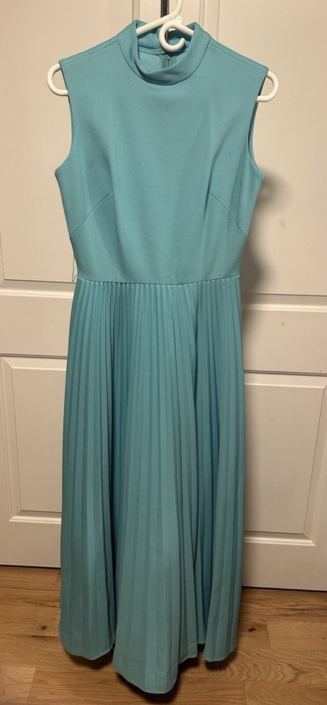 Vtg handmade Long cocktail/dinner Formal dress w/a retail belt Empire Waist