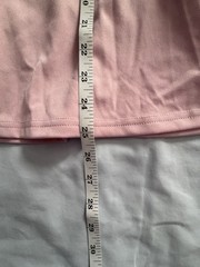 Dress Medium Blush Pink Lacy Faux Wrap Fairycore Seta T V Neck Flowy Long Sleeve