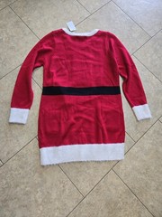 United States Sweaters Women’s Red Mrs. Claus Sweater Dress NWT Sequins Large