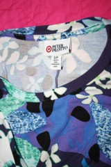 Peter Pilotto DRESS~RETIRED NWT Target Stretch~Purple Blue Floral Size SP FREE H