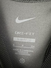 Nike Dri-FIT Tennis Tank Dress Womens Small Black Slim Fit Flare FQ1780-010 NWT
