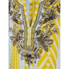 Soft Surroundings | Embellished Boho Tunic Dress | Petite Small