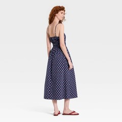 Women Maxi Pullover Sundress – Universal Thread Navy Blue Floral S